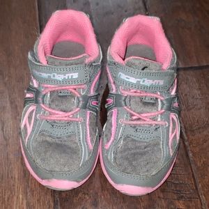 Stride Rite Racer Lights Acc/Grey/Pink Girls 7M